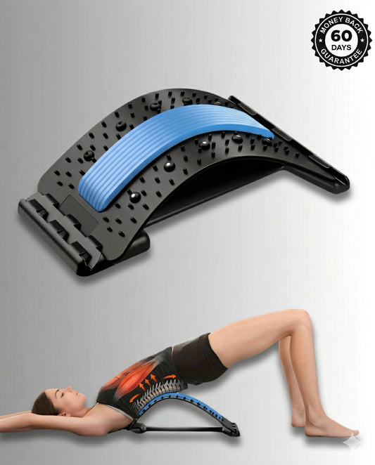 Multi-Level Back Stretcher for Back Pain Relief & Spine Decompression Board