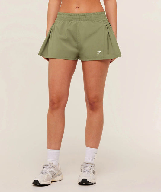 Flutter Woven Shorts