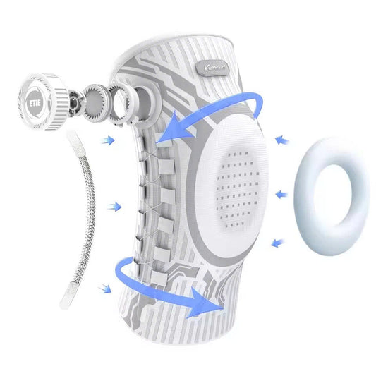 Smart Adjustable Knee Brace – Patella Gel Support & Side Stabilizers for Maximum Knee Protection